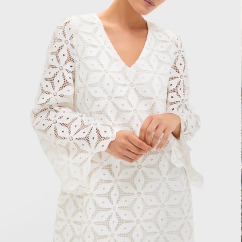 Tuckernuck White Floral Lace Camilla Dress